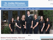 Tablet Screenshot of bellairefamilydentistry.com